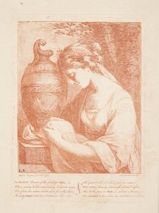 Nainen uurnalla tekijältä Angelica Kauffmann