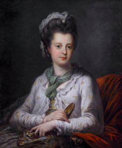 Elizabeth Kerrin, o.s. Fortescue, Lothianin markiisin puolison muotokuva tekijältä Angelica Kauffmann