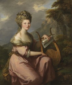 Sarah Harropin (Mrs. Bates) muotokuva muusana