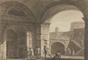 Kohtaus roomalaisessa vankilassa tekijältä Angelica Kauffmann