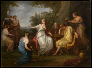 Telemakhoksen suru tekijältä Angelica Kauffmann