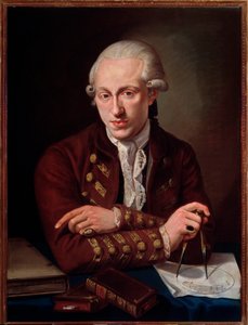 Muotokuva tanskalaisesta säveltäjästä Thomas Christian Waltherista (1749-1788).