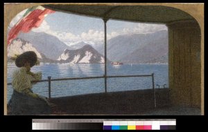 Vene Maggiore-järvellä, 1915 tekijältä Angelo Morbelli