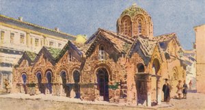 Panagia Kapnikarin kirkko, Ateena (musta lito)