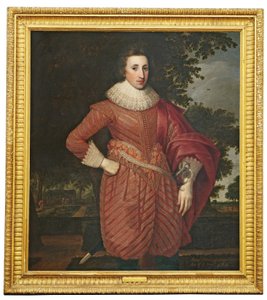 Muotokuva herrasmiehestä, joka perinteisesti tunnetaan nimellä Henry, Walesin prinssi, n. 1620
