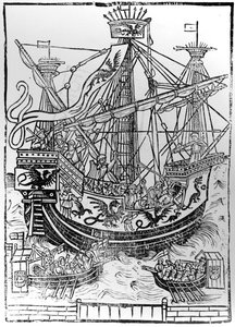 Pyhän Rooman keisarin Kaarle V:n voitto Bruggessa vuonna 1515 tekijältä Anglo French School