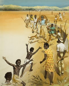 Aboriginaalit (guassi paperille) tekijältä Angus McBride