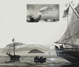 Roald Amundsen (1872-1928) (guassi paperille) tekijältä Angus McBride