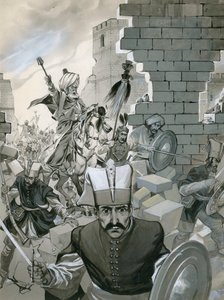Konstantinopolin kukistuminen tekijältä Angus McBride
