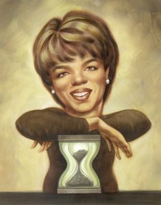 Oprah Winfrey, 2010 (akryyli kuvituskartongille) tekijältä Anita Kunz