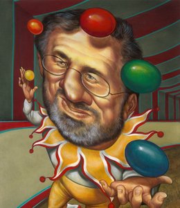 Steven Spielberg, 2000 (akryyli kuvituskartongille)