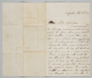Kirje John Copelandille vaimoltaan Annilta, 18. helmikuuta 1861. tekijältä Ann Hurst Copeland