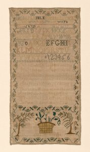 Sampler, Yhdysvallat, 1800-luku. tekijältä Ann Morris