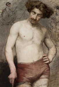 Polish: Semi-nude male - Tutkimus puolialastomasta miehestä.
