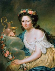 Muotokuva Henriette Herzistä, syntynyt De Lemos 1764-1847 nimellä Hebe, 1778.