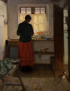 Piika keittiössä tekijältä Anna Kirstine Ancher