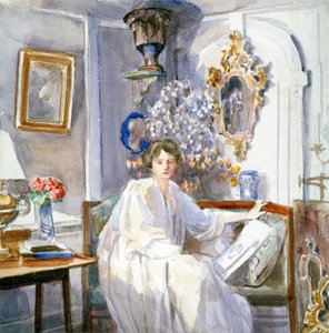 "Nuori nainen valkoisissa", 1864-1930