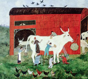 Varhainen alku, 2007 (akryyli) tekijältä Anna Pugh