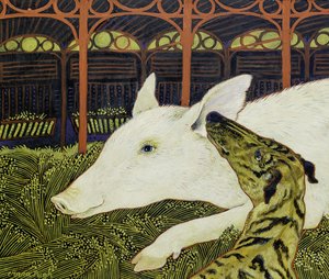 Ystävien parhaat, 2017 (akryyli) tekijältä Anna Pugh