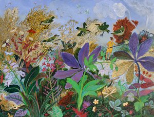 Burning Off, 2014 (akryyli) tekijältä Anna Pugh
