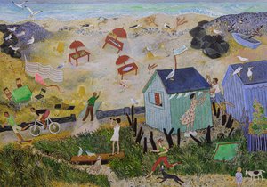 Päivän saalis, 2016 (akryyli) tekijältä Anna Pugh