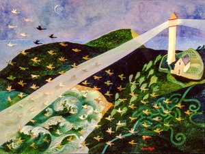 Tien löytäminen, 2004 (akryyli) tekijältä Anna Pugh