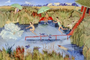 Kuuma päivä, 2009 (akryyli) tekijältä Anna Pugh