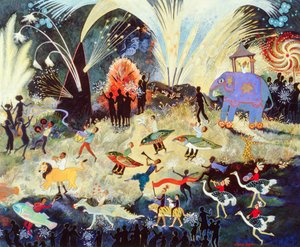 Party Time, 2010 (akryyli) tekijältä Anna Pugh