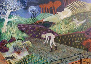 Täydellinen istutukseen, 2019 (akryyli) tekijältä Anna Pugh