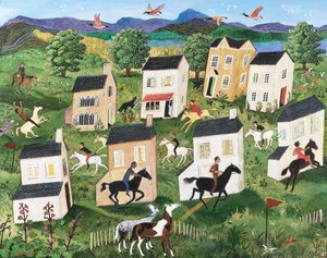 Seitsemäs taivas, 2013 (akryyli) tekijältä Anna Pugh