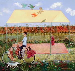 Erikoistoimitus, 2010 (akryyli) tekijältä Anna Pugh