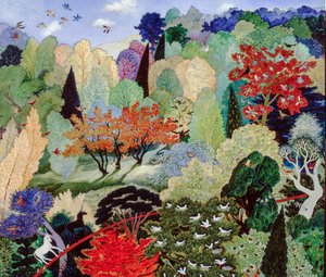 Pesäpuu, 2007 (akryyli) tekijältä Anna Pugh