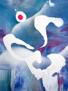 Kosmisen silmän abstraktio tekijältä Anna Viklund