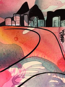 Värikäs kaupunkimaisemareitti tekijältä Anna Viklund