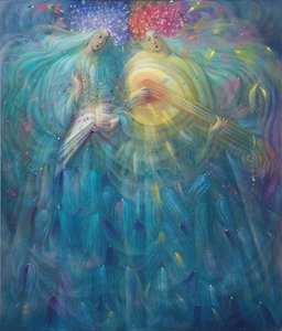 Laudabo te Domine in aeternum, 2012 (öljy belgialaiselle pellavalle)