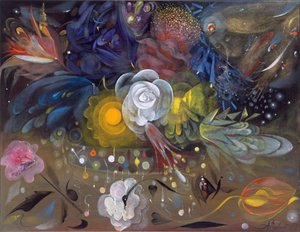 Pienen Idan kukat, 2008 (öljy belgialaiselle pellavalle)