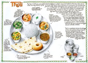 Thali, 2020 (värikynä  lyijykynä)