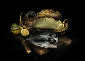 Leipä, kala ja sitruuna tekijältä Annalisa Raggio
