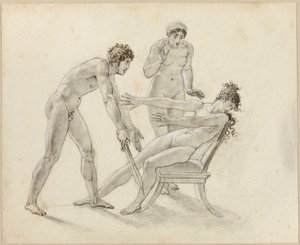 Hermione hylkää Oresten tekijältä Anne-Louis Girodet de Roucy-Trioson