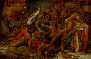 Luonnos elokuvalle "The Revolt at Kairo" tekijältä Anne-Louis Girodet de Roucy-Trioson