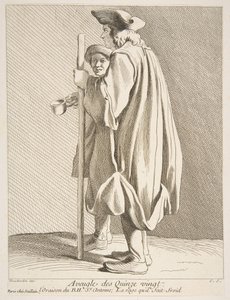 Sokea mies Quinze-Vingtsin sairaalasta, 1738. tekijältä Anne Claude Philippe de Caylus