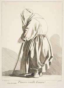 Köyhä vanha nainen, 1742.