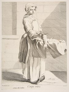 Kalamyyjä, 1738. tekijältä Anne Claude Philippe de Caylus