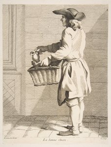Musteen myyjä, 1746. tekijältä Anne Claude Philippe de Caylus