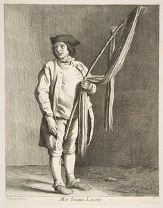 Laces Peddler, 1738. tekijältä Anne Claude Philippe de Caylus