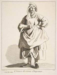 Vanhojen hattujen kauppias, 1742.