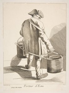 Vedenkuljetin, 1742. tekijältä Anne Claude Philippe de Caylus