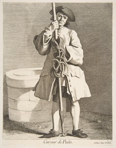Kaivonpuhdistaja, 1746. tekijältä Anne Claude Philippe de Caylus