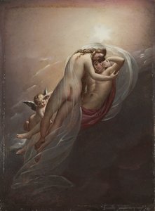 Aurora ja Cephalus, noin 1810. tekijältä Anne Louis Girodet de Roucy Trioson