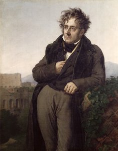 Francois Renen (1768-1848) muotokuva vicomte de Chateaubriand, n. 1811 (katso myös 75712)